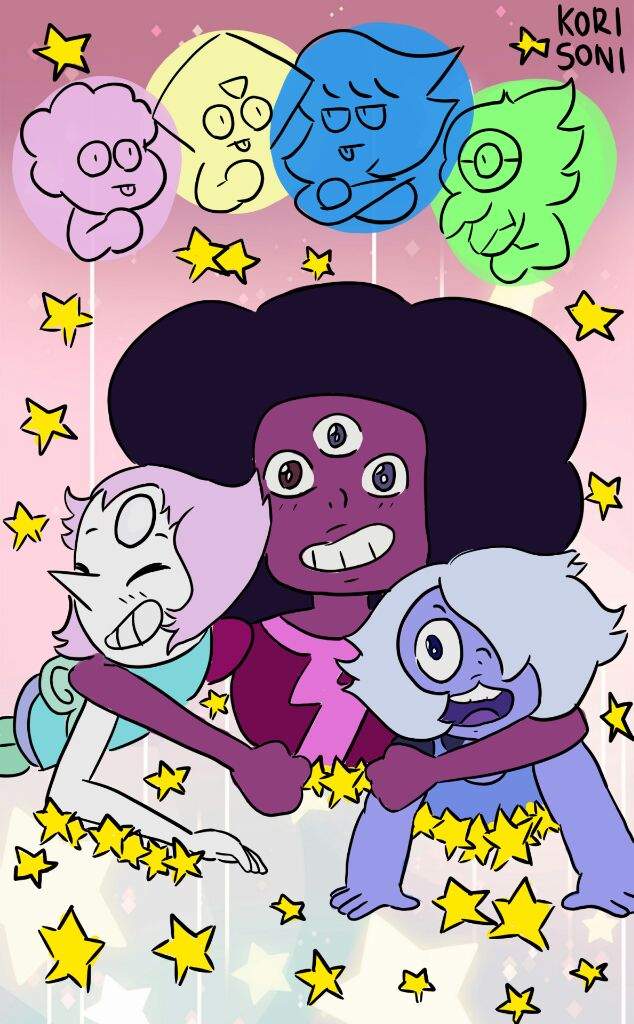 80's gems launch image contest entry | Steven Universe Amino