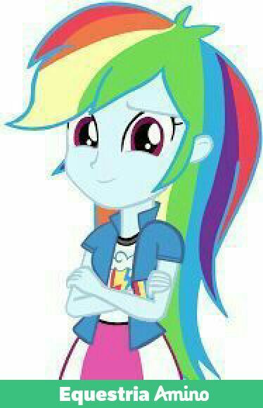 my little pony rainbow dash girl