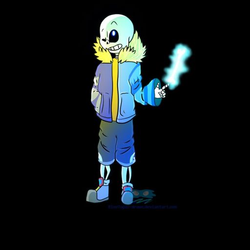 Tide!Sans (DeviantArt Art Trade) | Undertale Amino