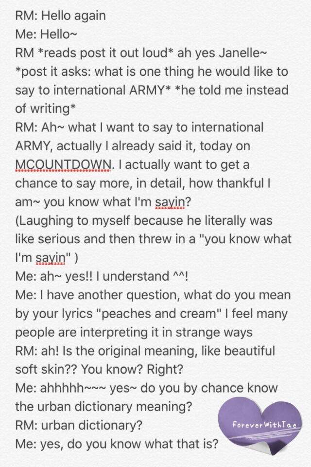 Rap Monster Peaches And Cream Explained Army S Amino