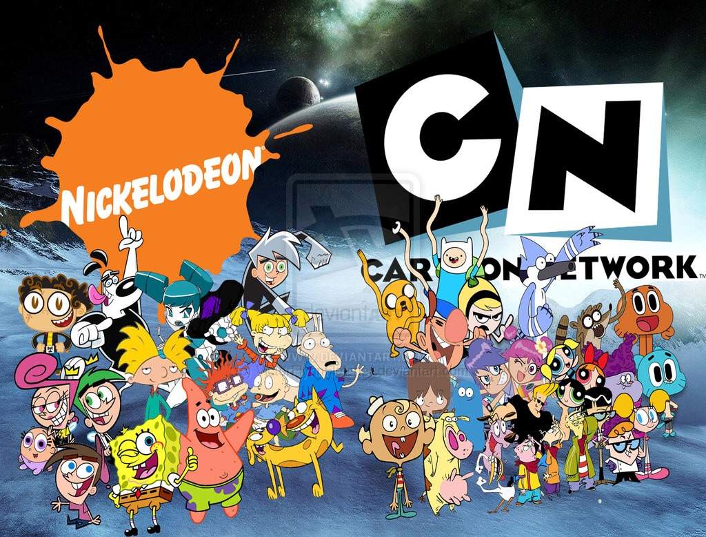 Cartoon Network vs Nick Wallpaper by TheGamerLover on 