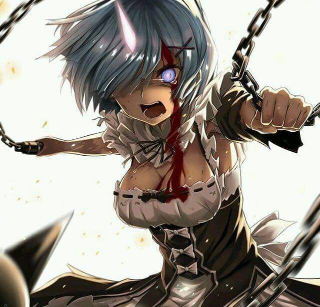 Rem Anime Demonio