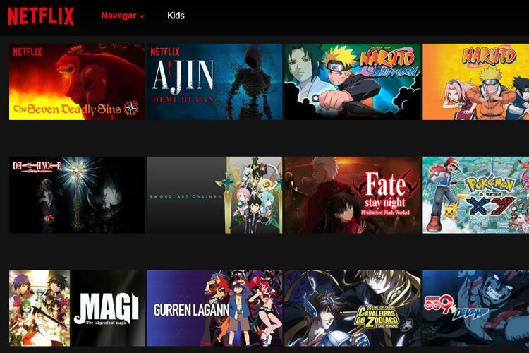site de animes