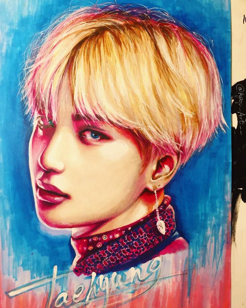 My Taehyung Fanart 3 Blood Sweat Tears Army S Amino