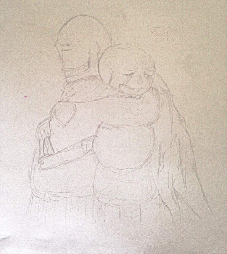 Simple hug drawing