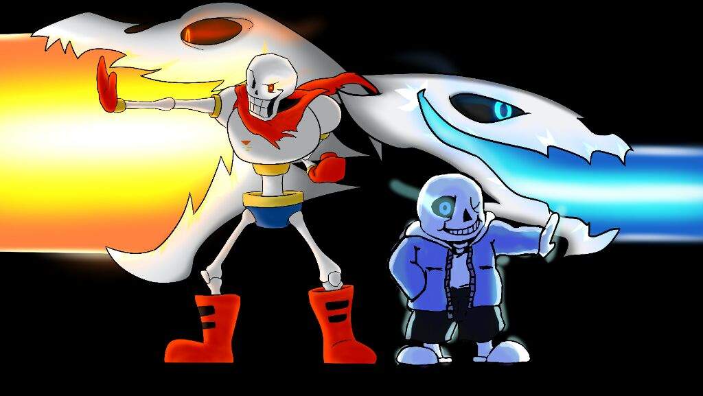 Sans And Papyrus Gaster Blaster Undertale Amino