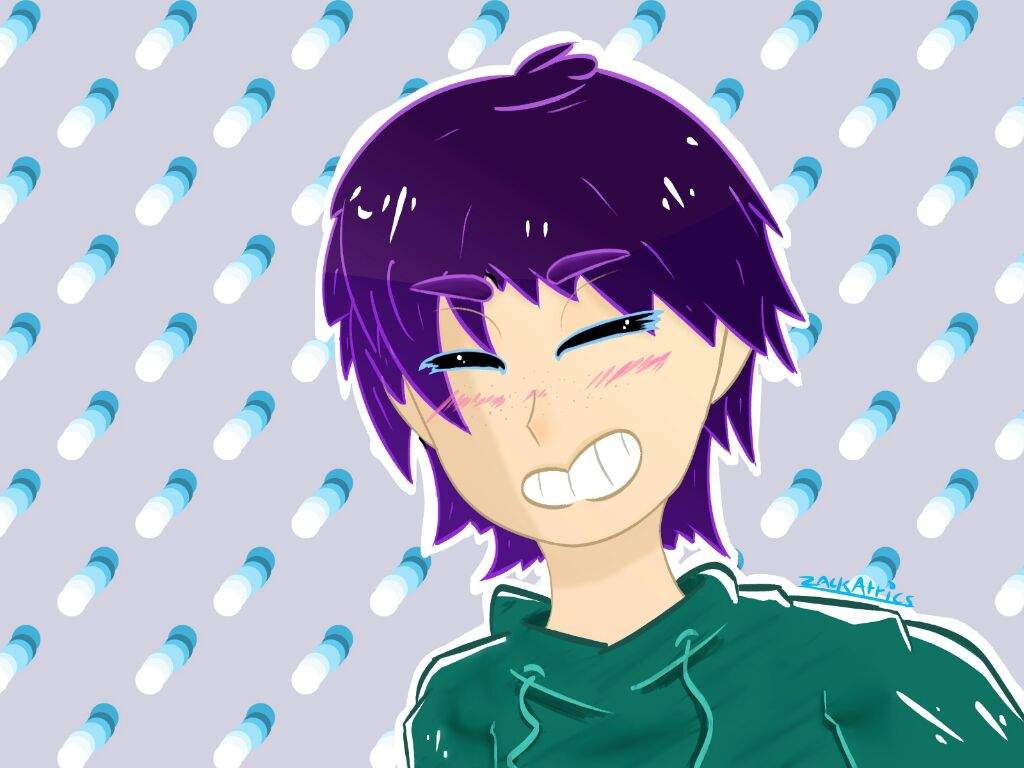 Purple Hair Guy Art Amino