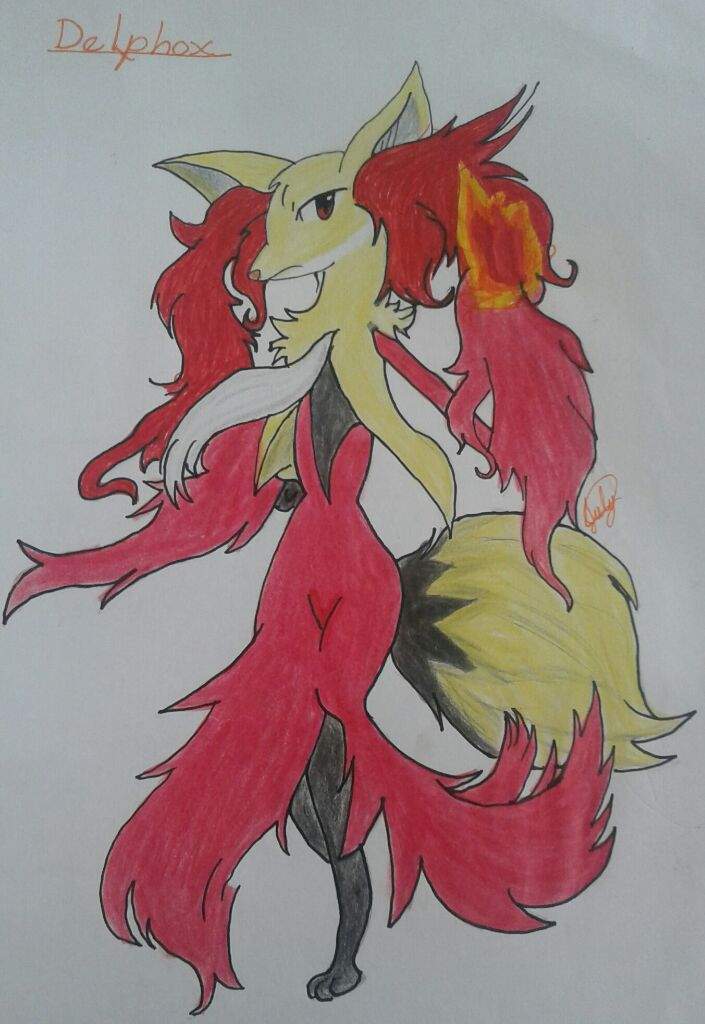 🌺Dibujo de Delphox🌺 | Pokémon Amino