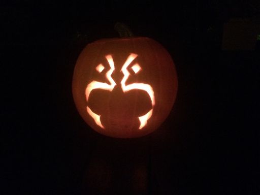 Ahsoka Tano Face Marking Pumpkin | Star Wars Amino