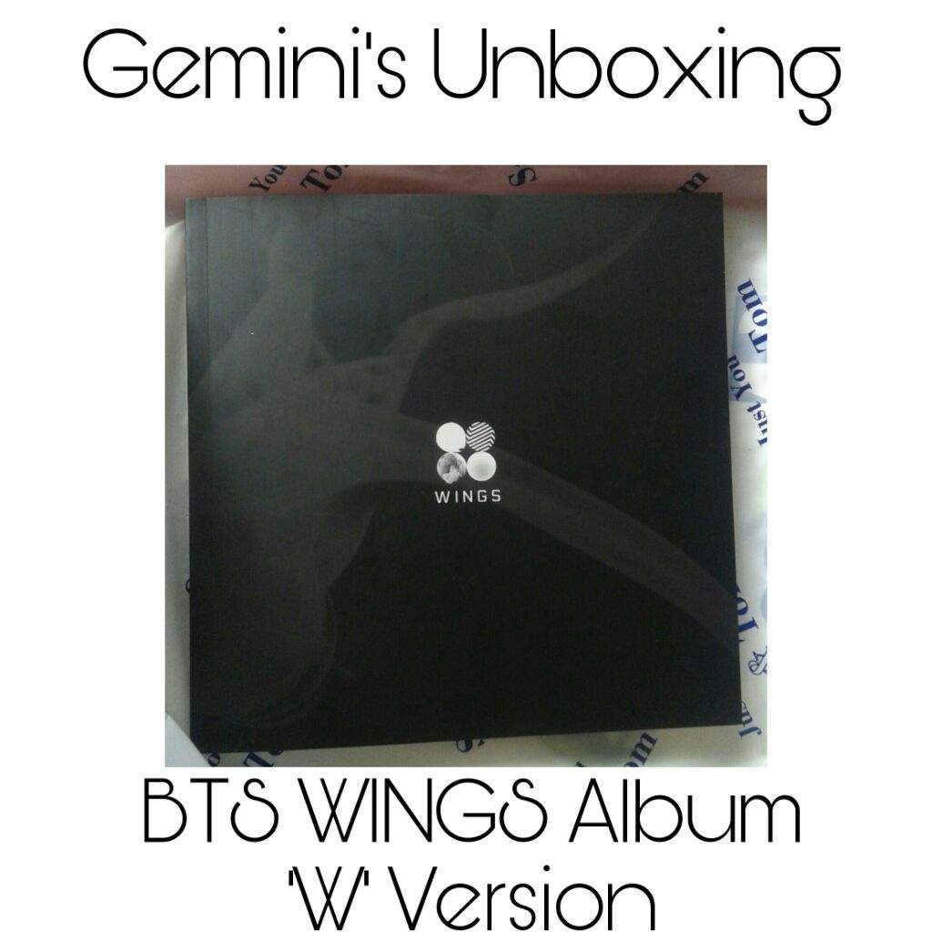 Unboxing Bts Wings Album W Version K Pop Amino