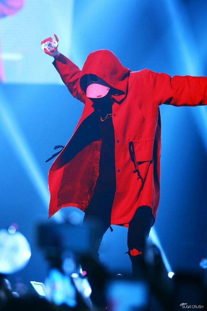 Cypher red jacket appreciation post (Suga) | ARMY's Amino