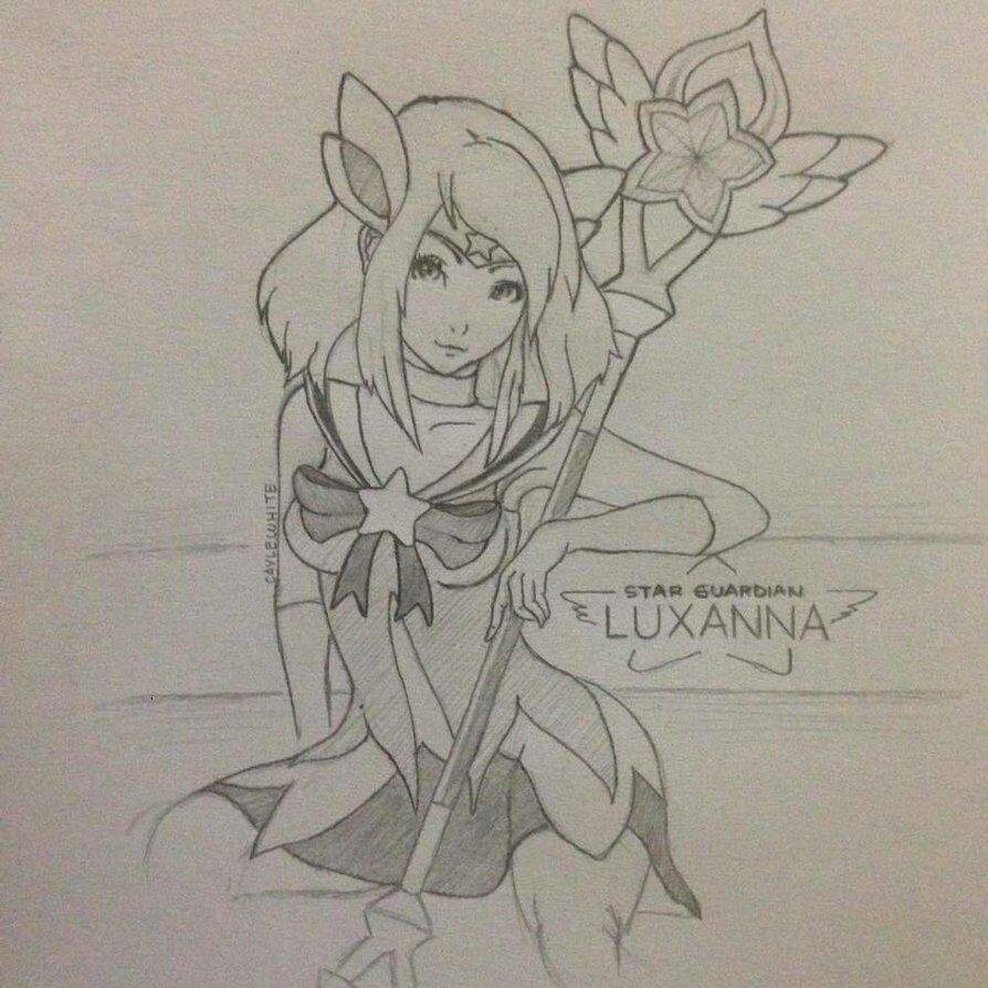 Star Guardian Lux Drawing! League Of Legends Official Amino