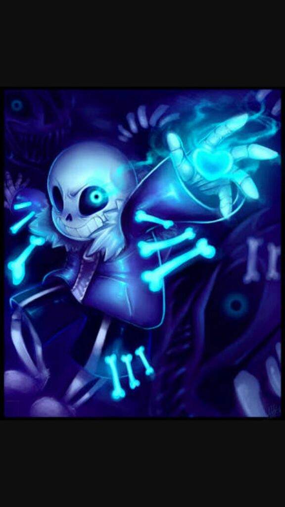 How did sans get his blue eye | Undertale Amino