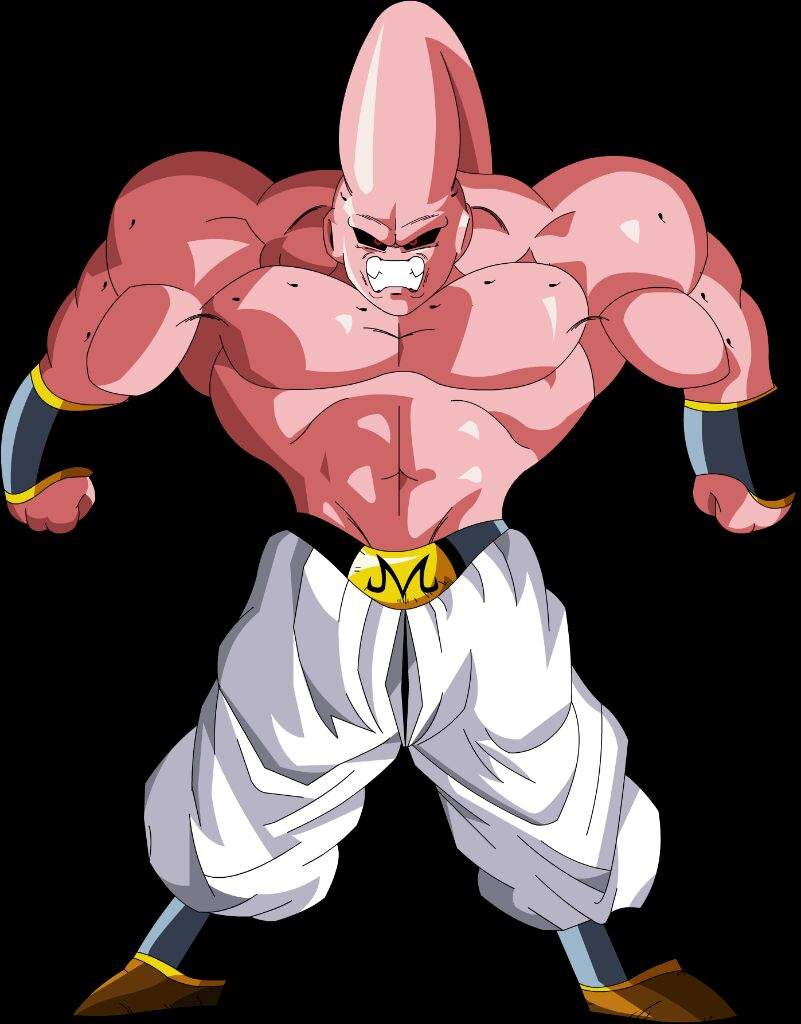 Kid buu (kibitoshin), (babidi) y ultra buu de dragon ball