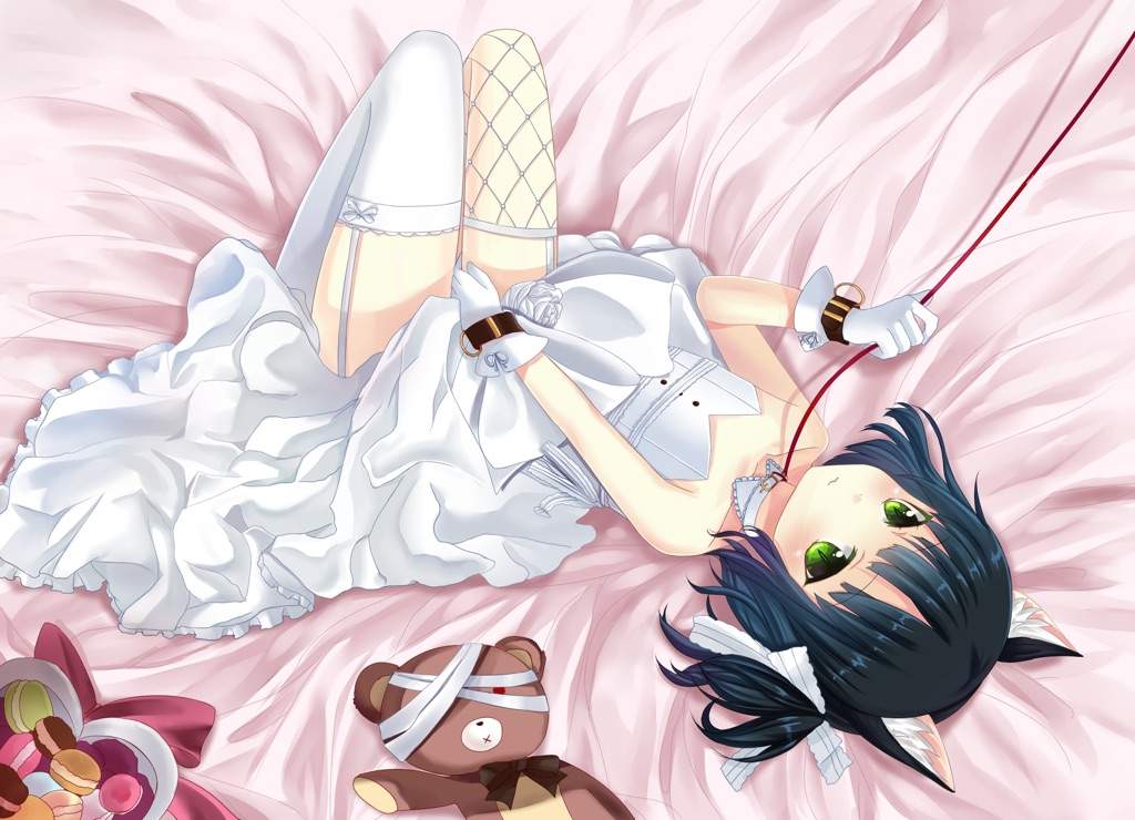 Vibrator shared maid chained