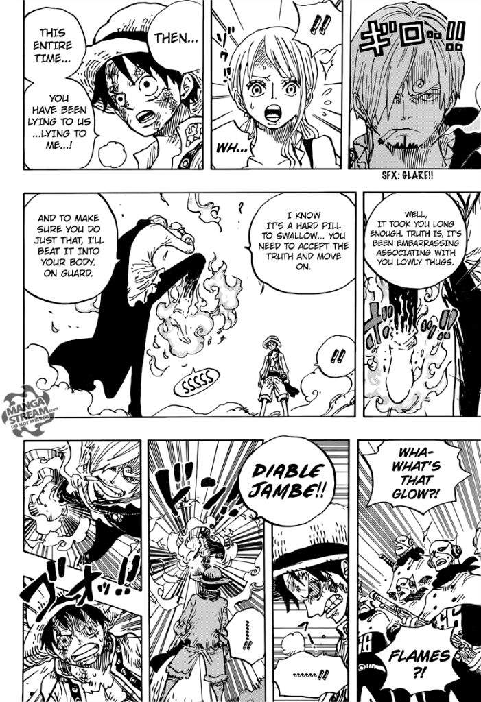 One Piece 844 Sanji Vs Luffy Anime Amino
