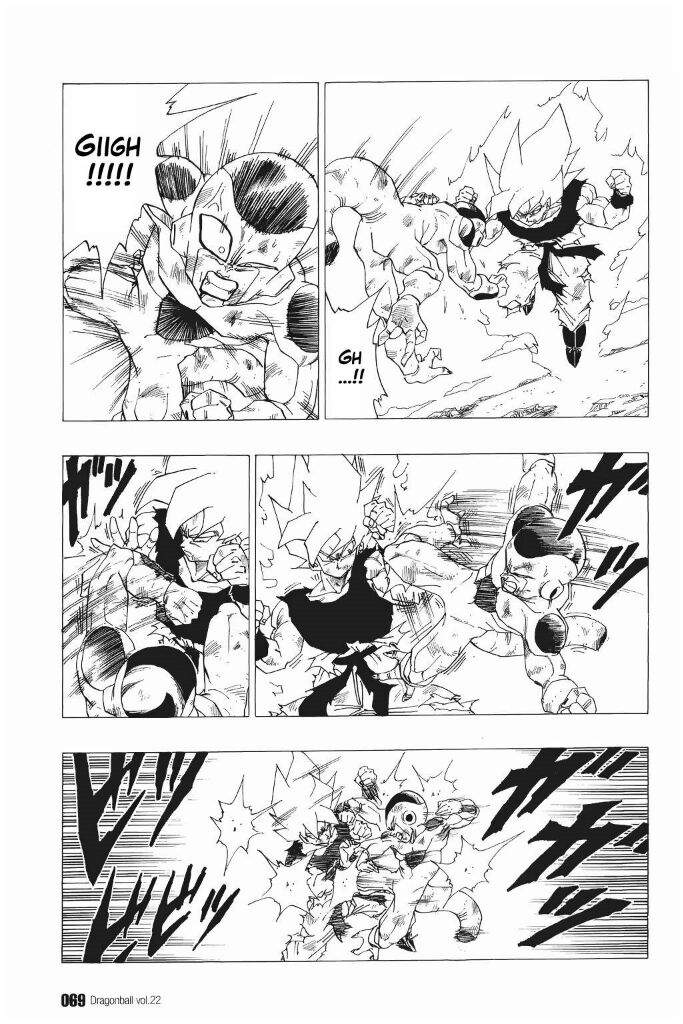 dragon ball manga goku ssj vs freezer | DRAGON BALL ESPAÑOL Amino