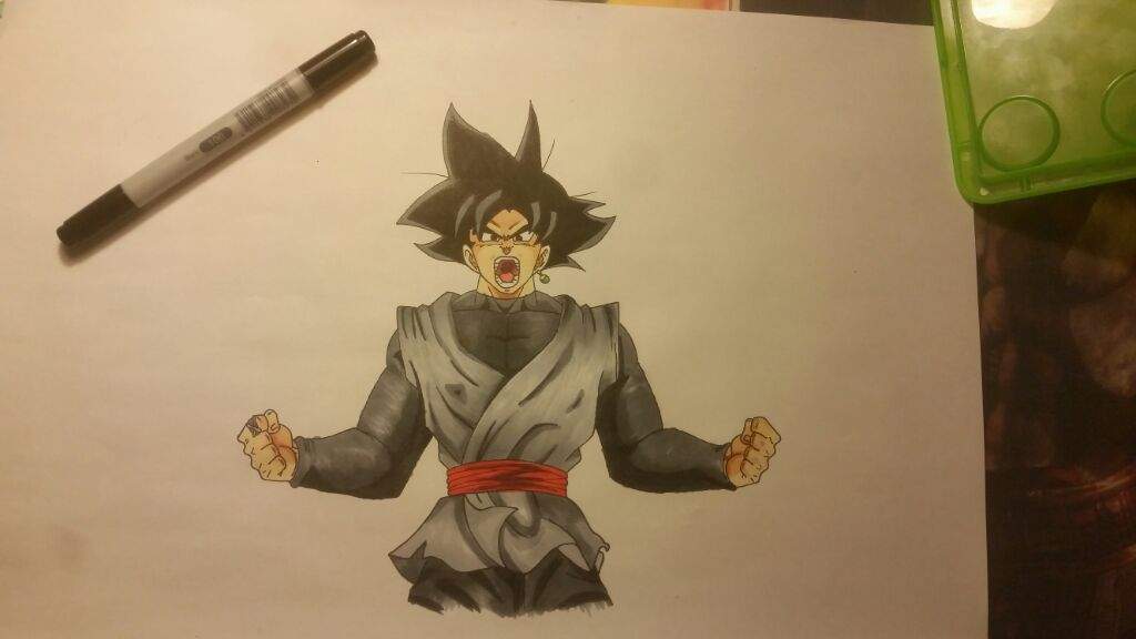 Black Goku Powering Up | DragonBallZ Amino