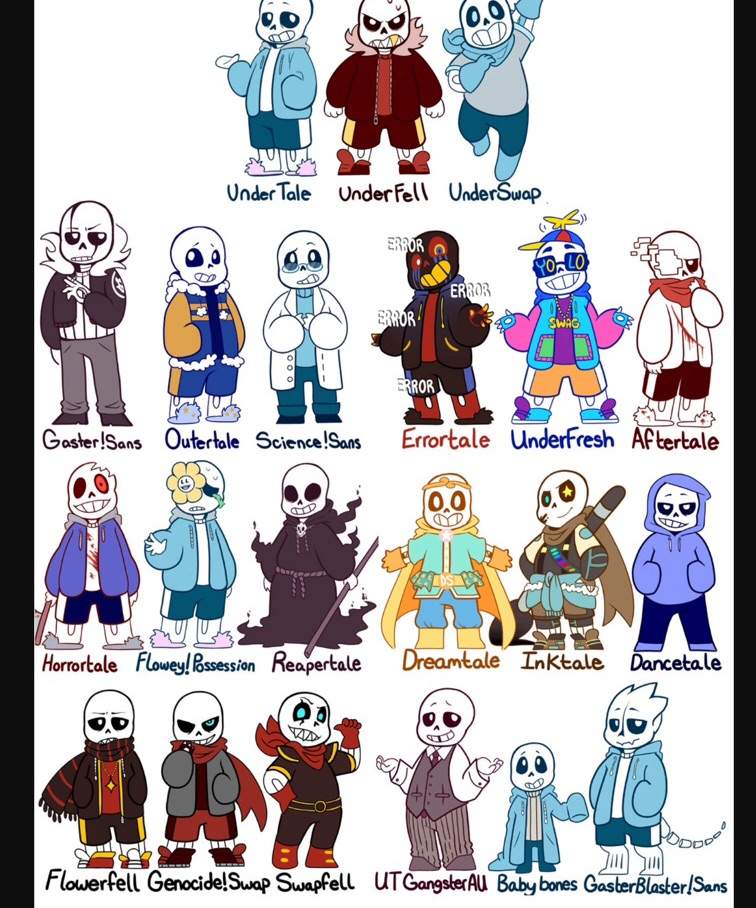 All Aus Wiki Undertale Amino