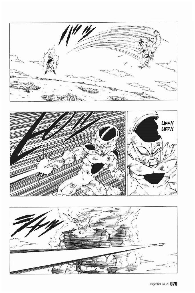 dragon ball manga  goku  ssj vs  freezer  DRAGON BALL 