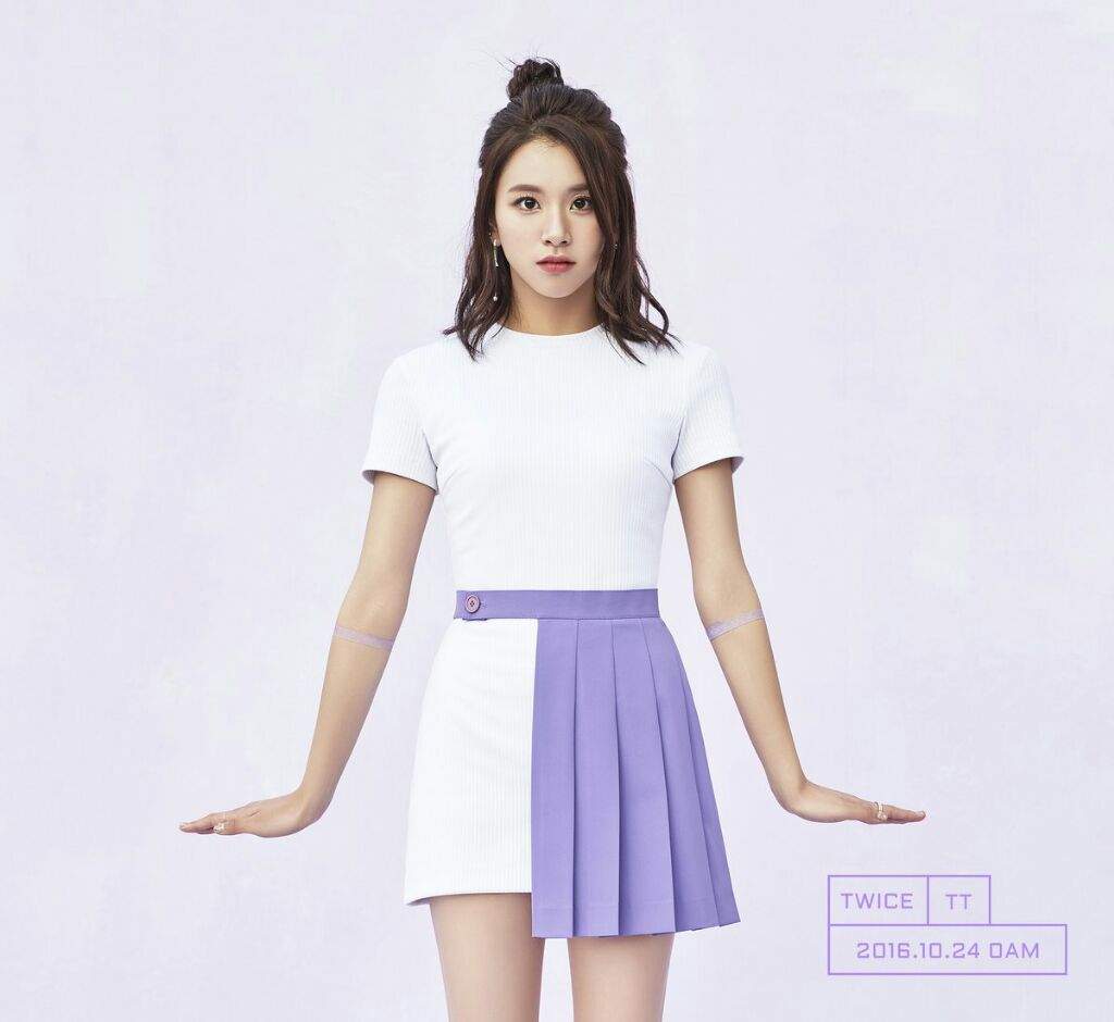 white and purple outfits