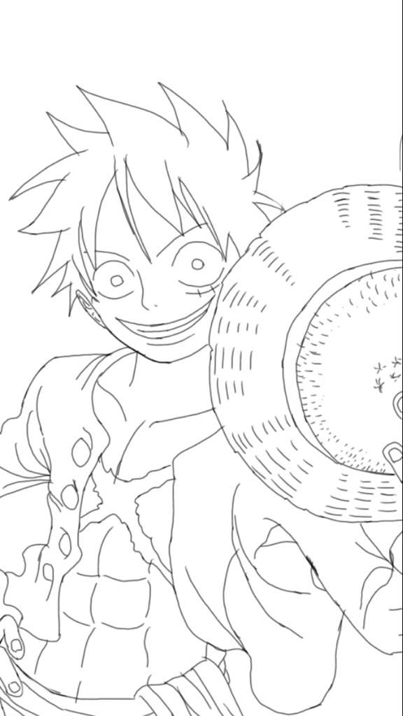 Trying To Draw Luffy One Piece Amino