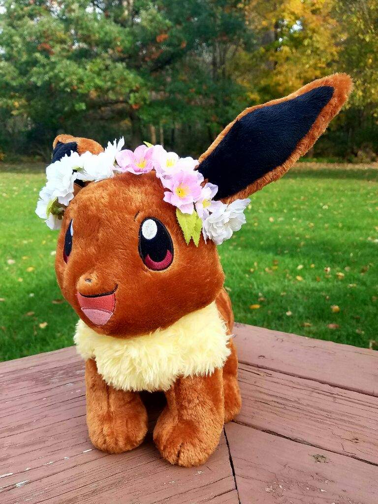 eevee flower crown plush