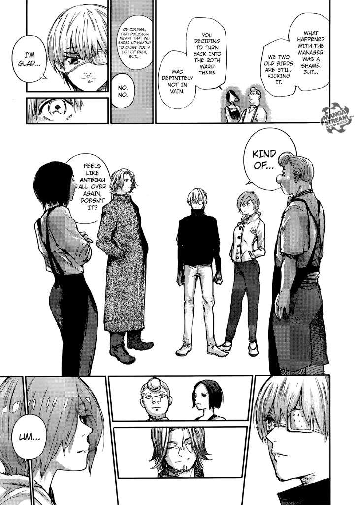 Tokyo Ghoul Manga Chapter 1 Tokyo ghoul re chapter 99 review | Anime Amino