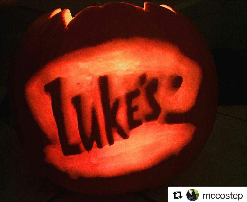 Gilmore Girls Pumpkin Carving Idea