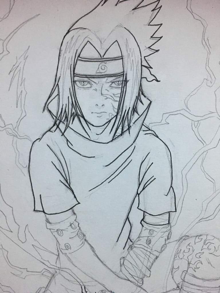 Sasuke Chunin Exams Drawing 