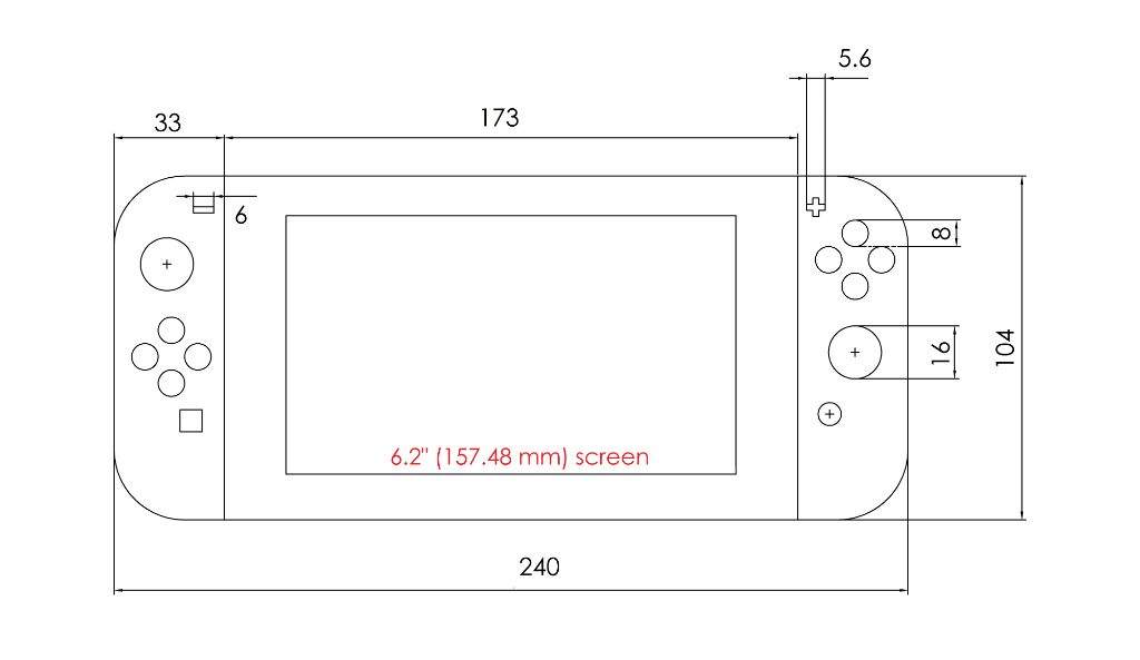 Nintendo Switch Approximate Dimensions Nintendo 7th Gen Amino