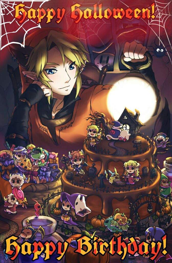 Happy Halloween My Birthday Zelda Amino