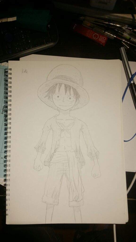 My Drawing Of Luffy From One Piece Anime Amino