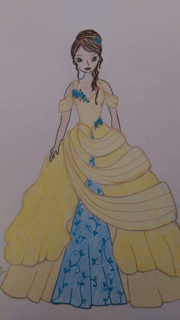 Yellow Ballgown Emma Watson As Belle Disney Amino