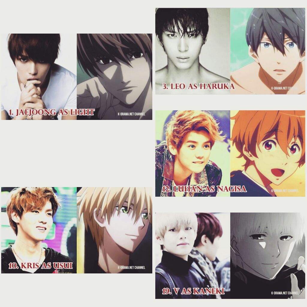 Kpop idols who are similar to anime characters | K-Pop Amino