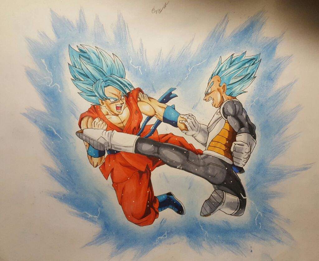 SSB Goku vs Vegeta Remaster | DragonBallZ Amino