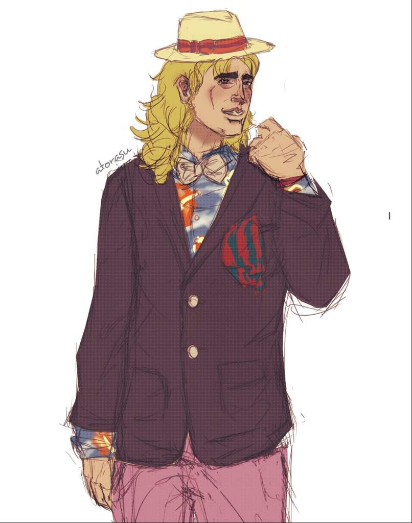 Fanart - Speedwagon wearing WORLD designer clothing | Anime Amino