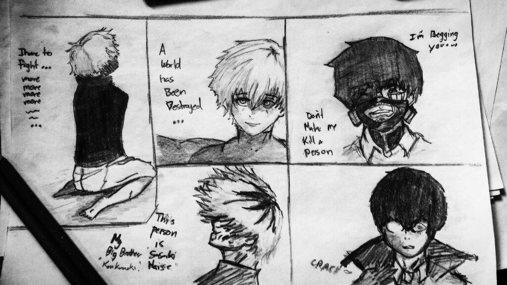 Another Fan Art For Ya It S Ken Kaneki S Many Forms Yeah I Know Its Incomplete P Ghoul Amino