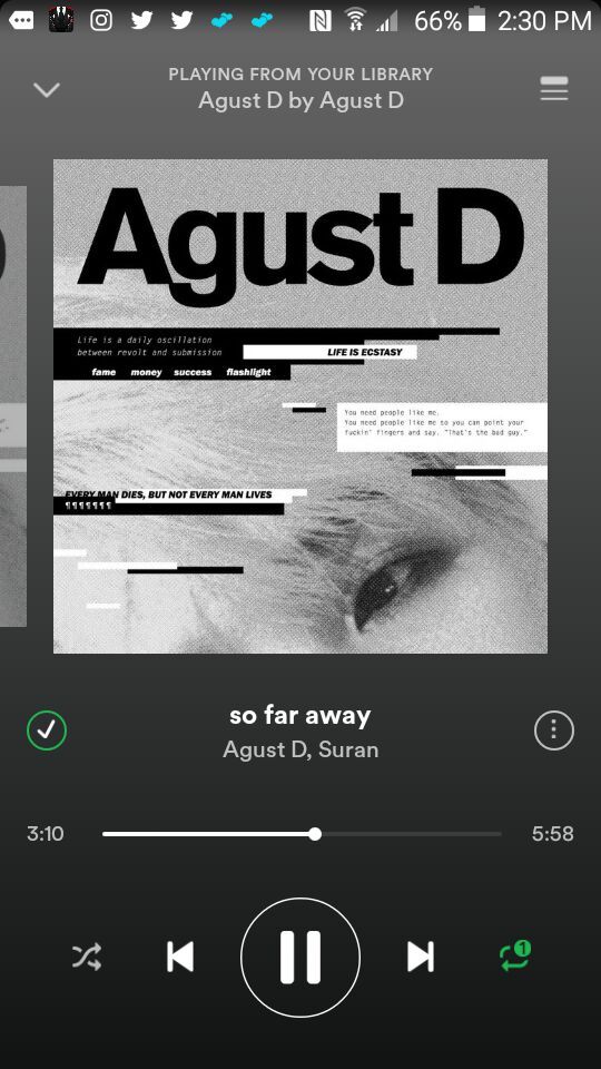 So Far Away By Agust D Ft Suran Army S Amino