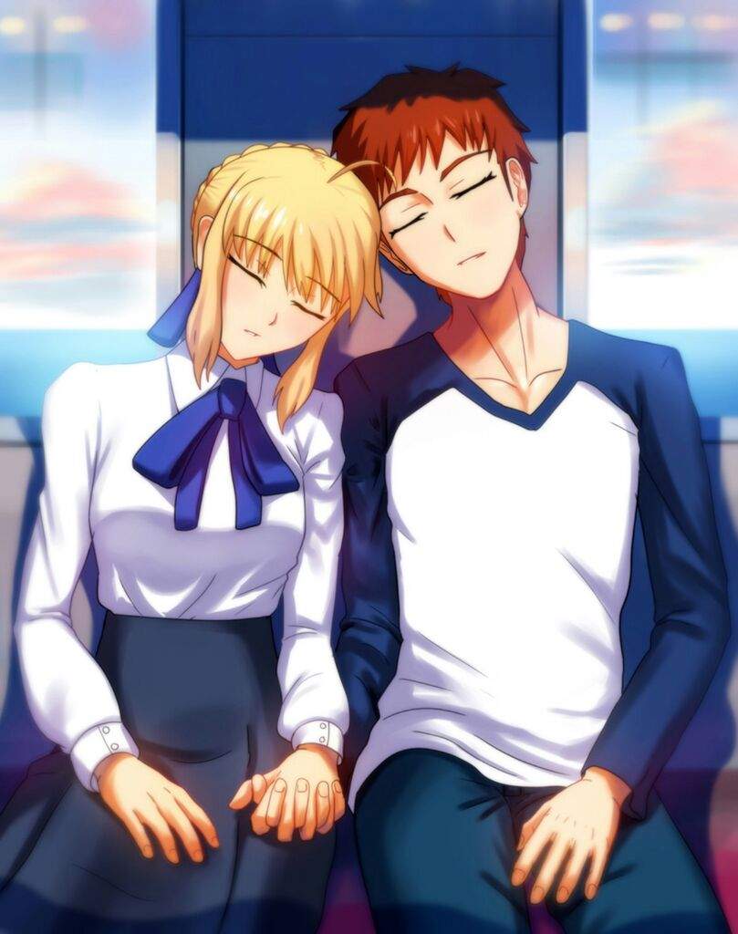 Shirou And Saber Fatestay Night Amino