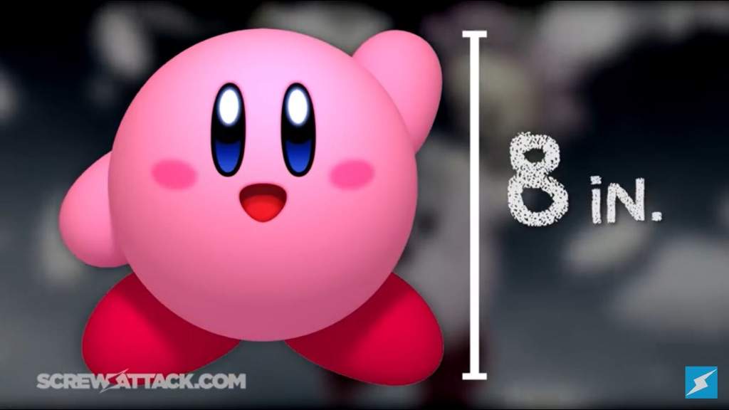 Theory NO WAY kirby is 8 inches tall Kirby Amino