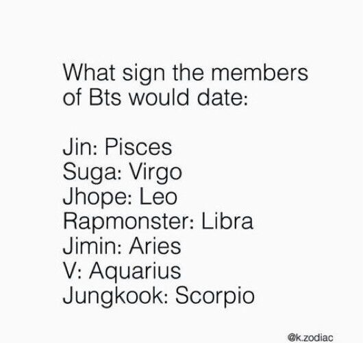 ⏮ FUNNY BTS HOROSCOPES ⏭ ARMY's Amino