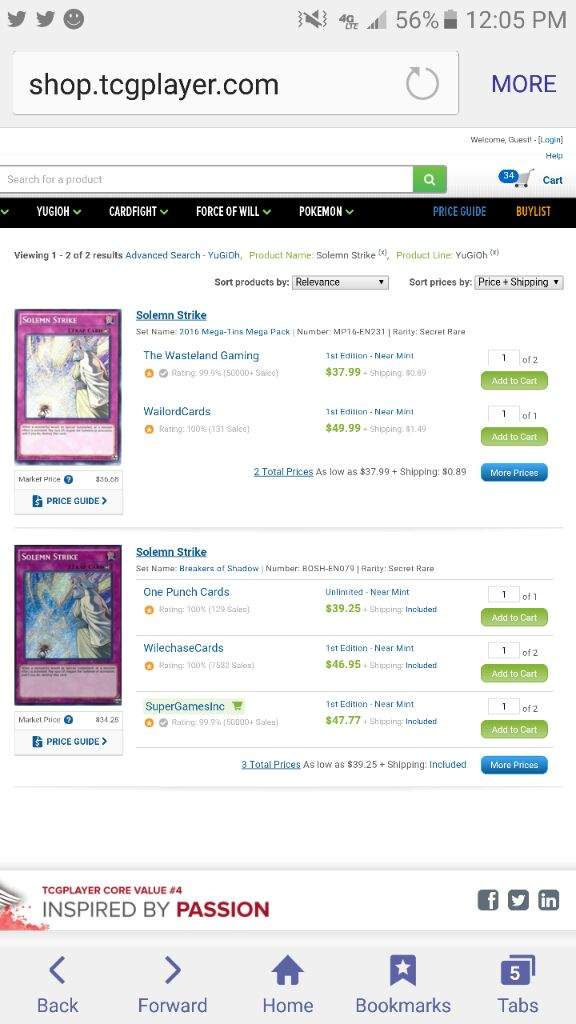 Market Watch Solemn Strike Duel Amino