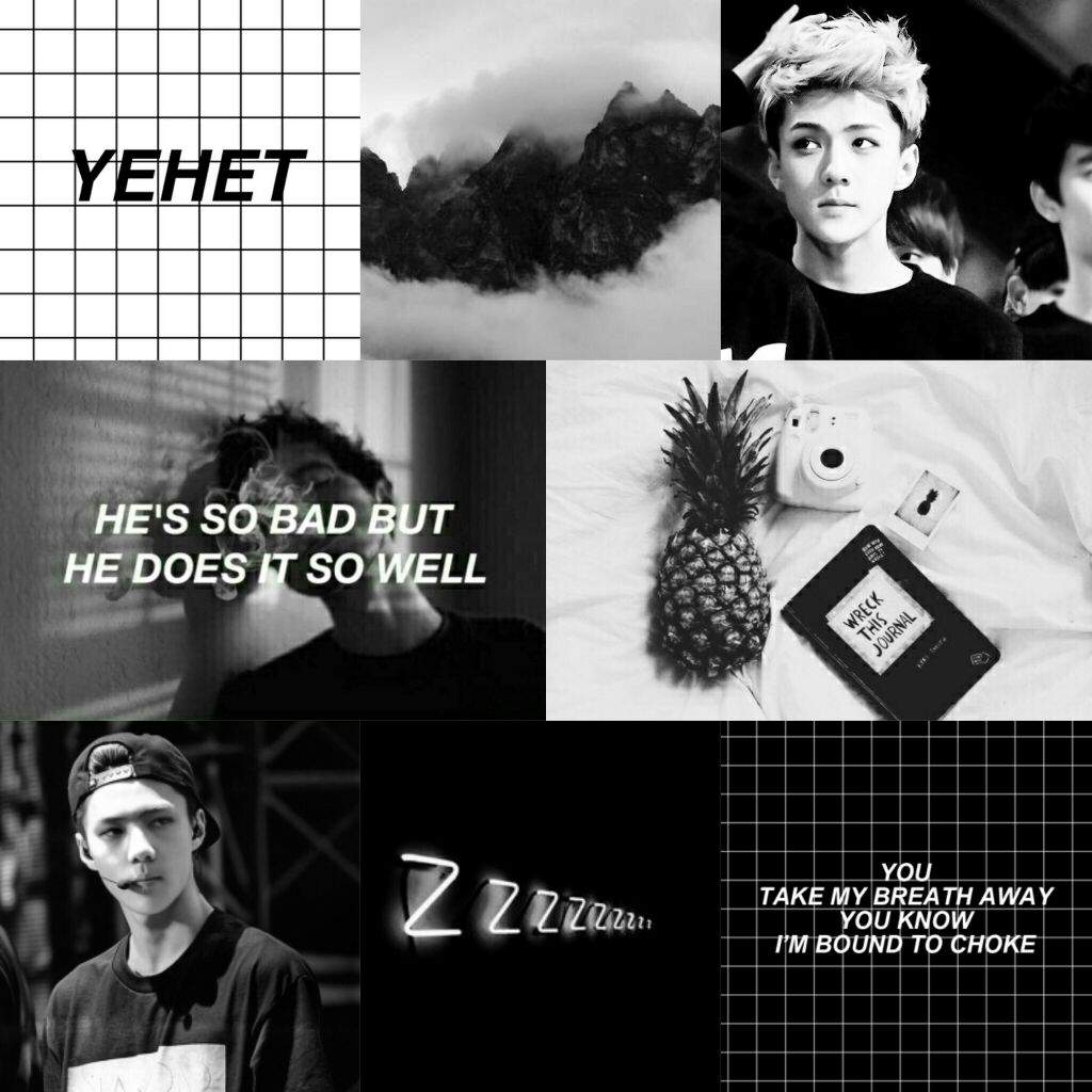 نتیجه تصویری برای black aesthetic Exo