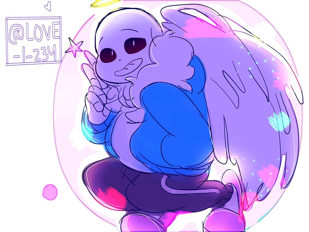 Angel sans *ヽ( ヮ ヽ) | Undertale Amino