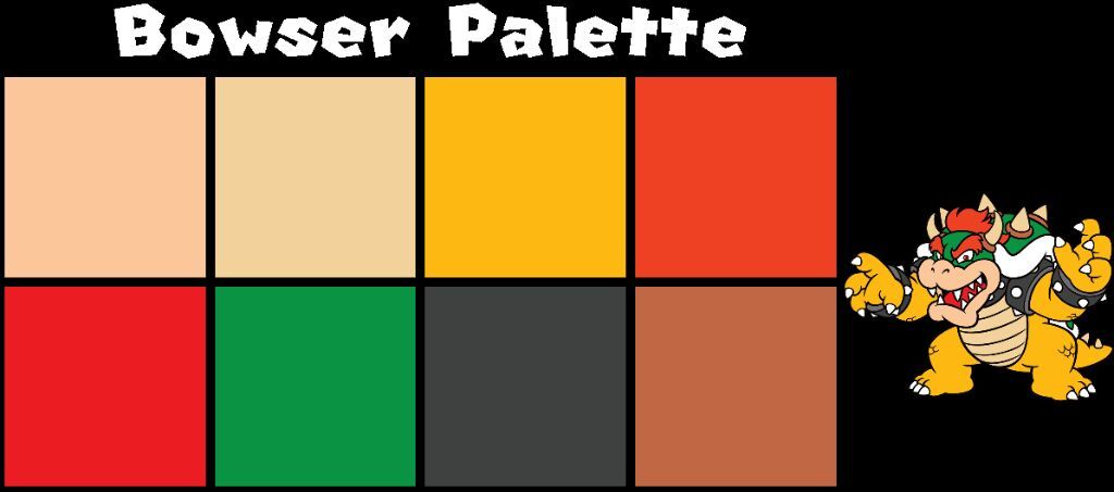 Super Mario Bros Color Palette