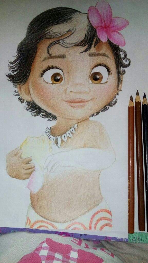 Baby Moana Drawing Cartoon Amino