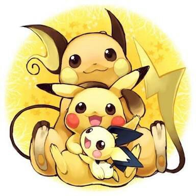 Familia pikachu | Wiki | •Pokémon• En Español Amino