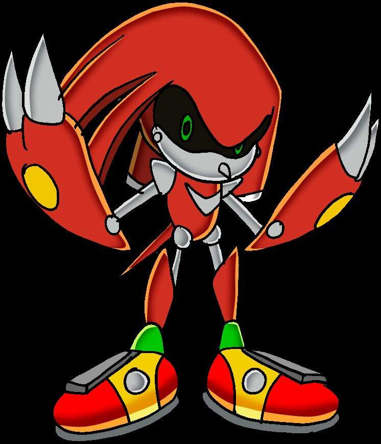 metal sonic metal knuckles and tails doll