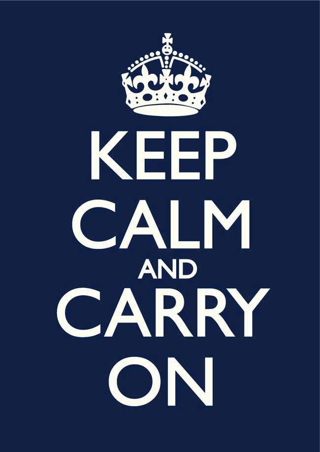 keep calm carry on origin
